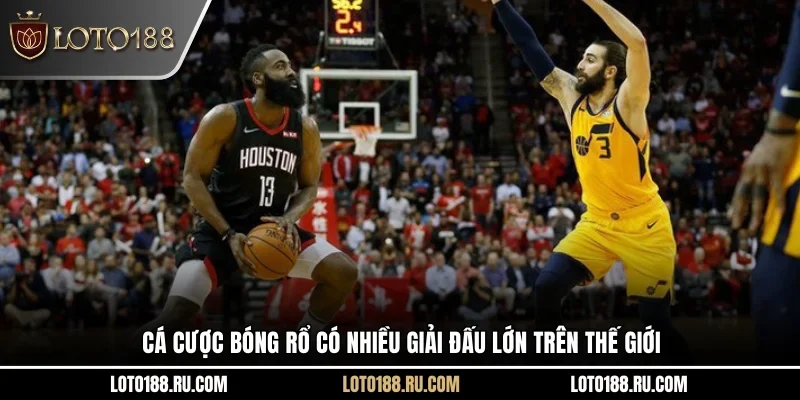 Cá cược bóng rổ có nhiều giải đấu lớn trên thế giới