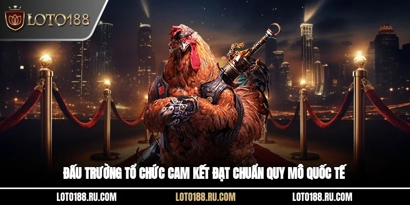 Đấu trường tổ chức cam kết đạt chuẩn quy mô quốc tế